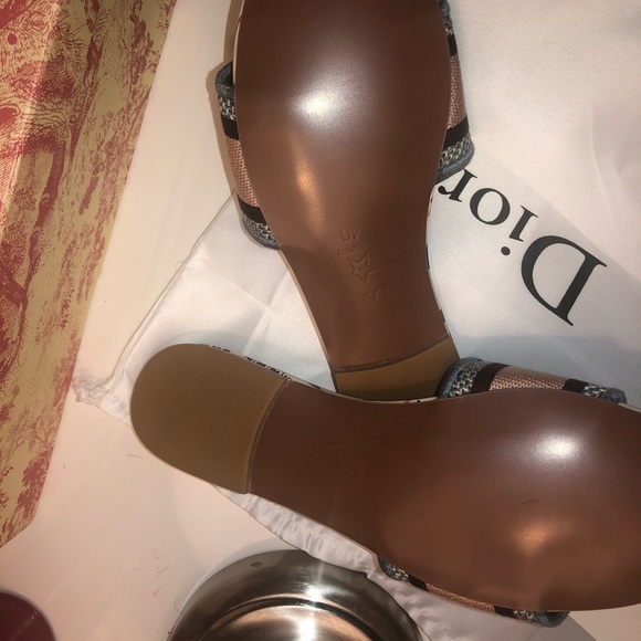 Authentic Christian Dior Dway Multi color Slides - Picture 5 of 9